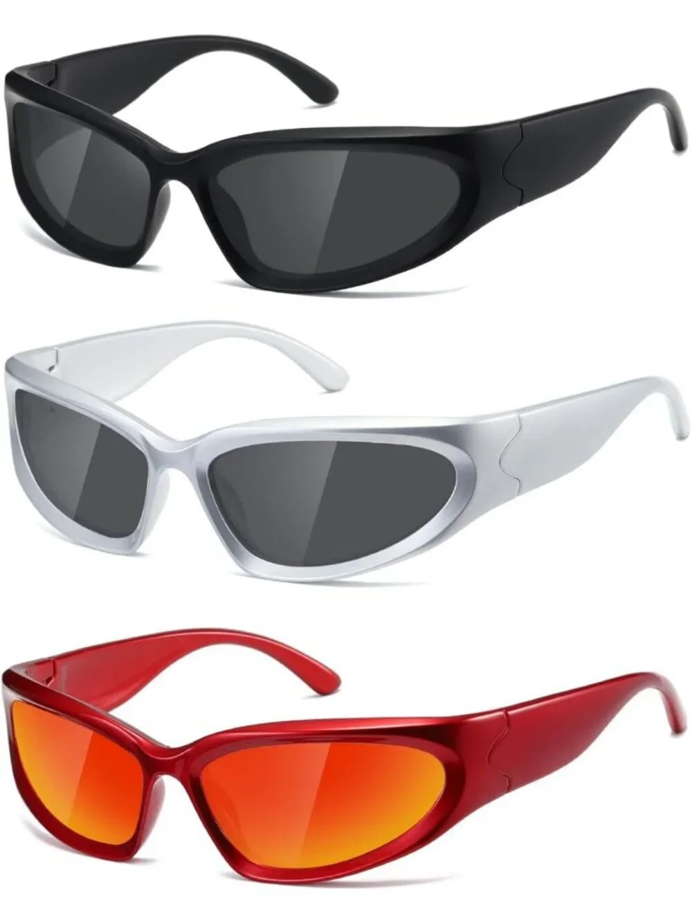Y2K Oval Polarized Sunglasses for Men & Women | UV400 Protection, Sport Shades
